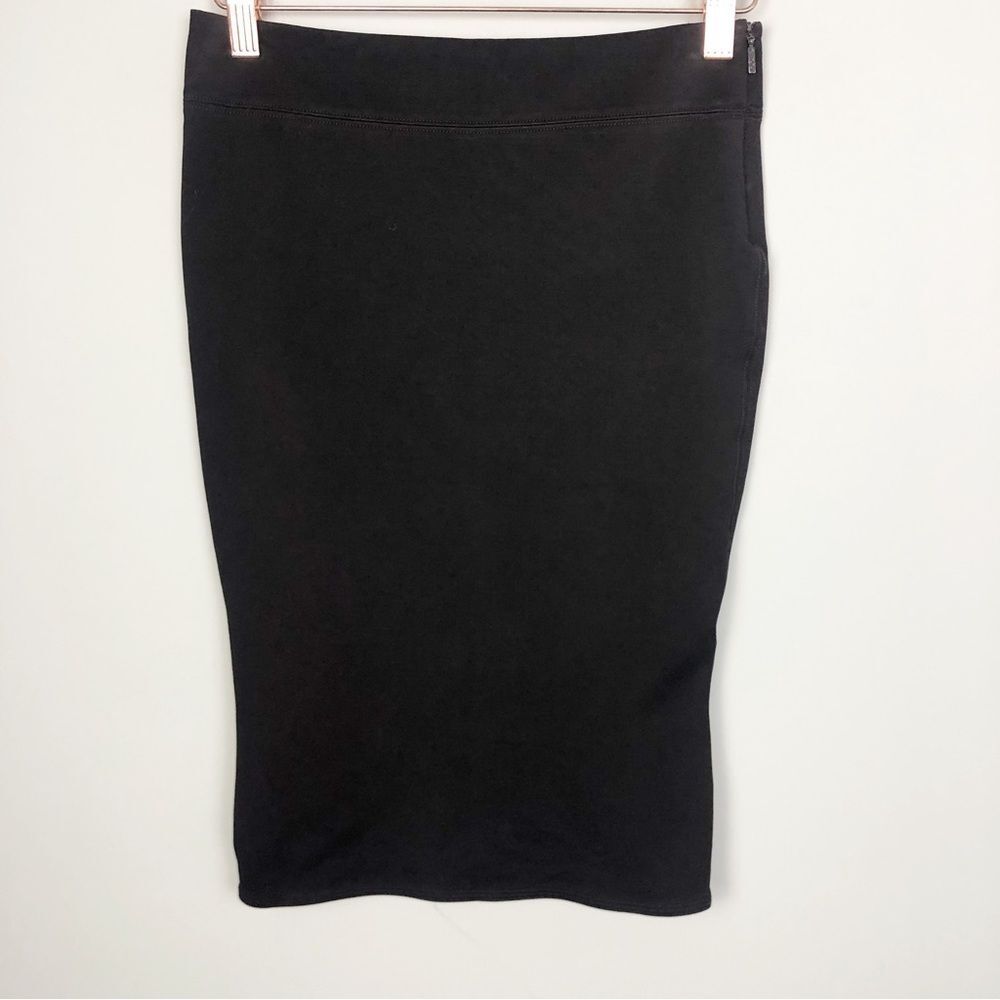 GUCCI | Dark Brown Pencil Skirt Banded Back Hem Women’s Size Small